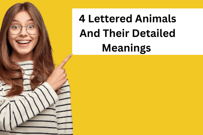 4 Lettered Animals And Their Detailed Meanings