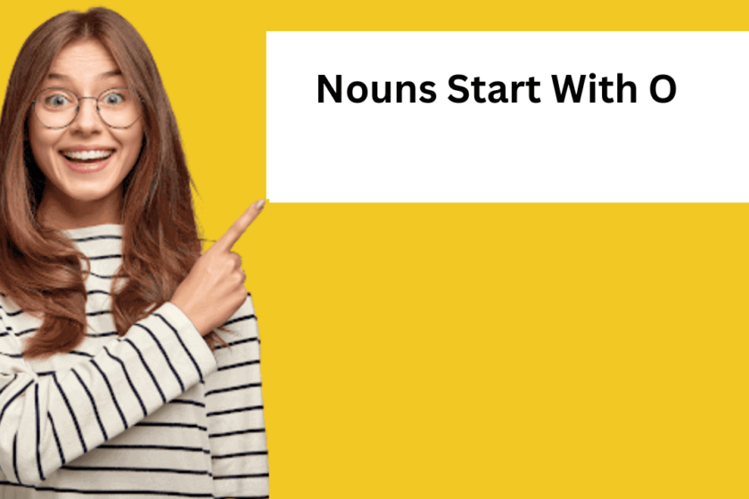 Nouns Start With O