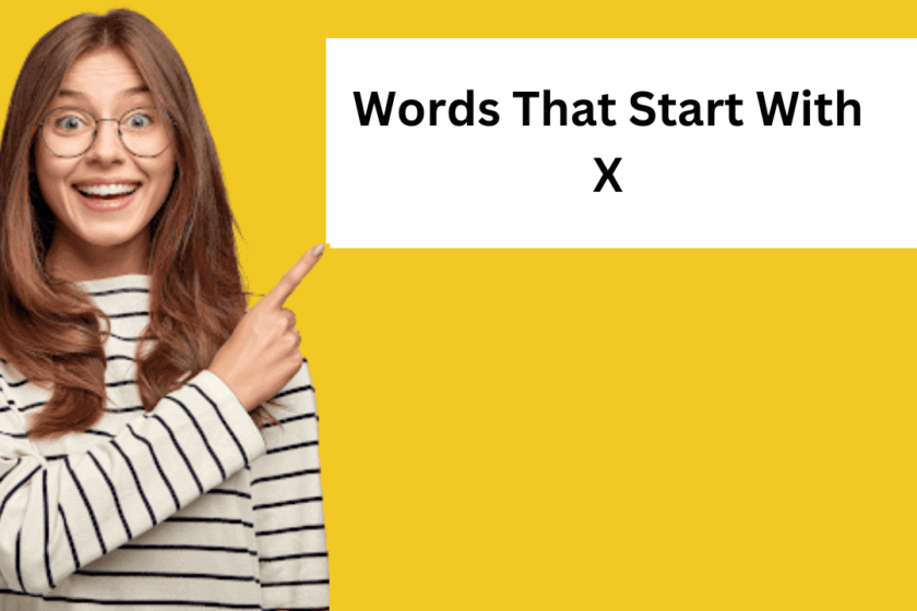 Words That Start With X