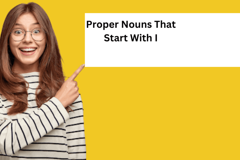 Proper Nouns That Start With I