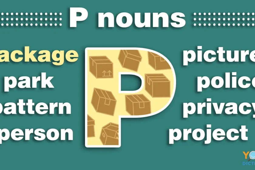 Nouns That Start with P
